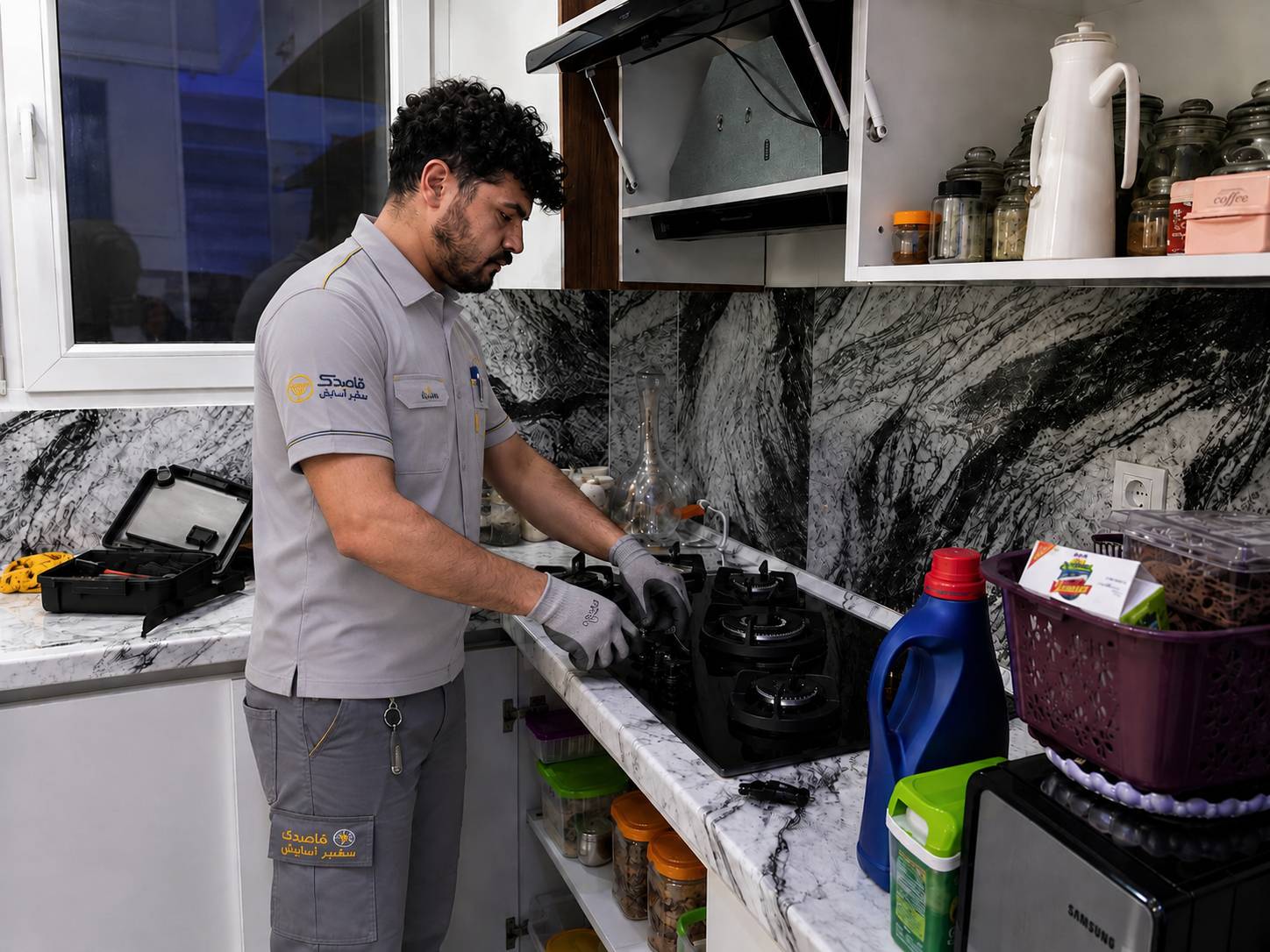 تعمیرکار گاز رومیزی